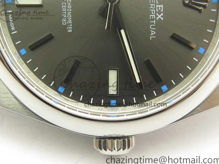 MiroTime 0507 Oyster Perpetual 39mm 114300 ARF 1:1 Best Edition 904L SS Case and Bracelet Gray Rhodium Dial SH Resilient 3394